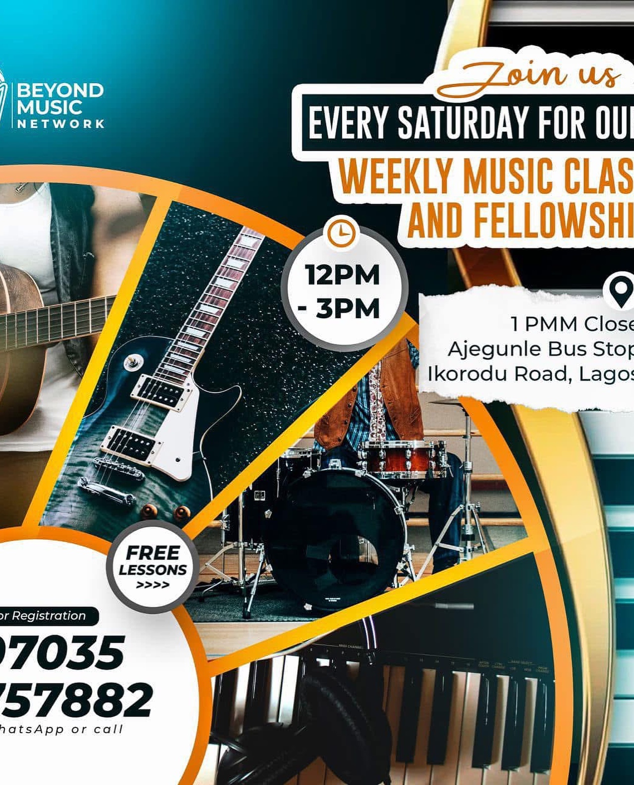Saturday Clasess & Fellowship